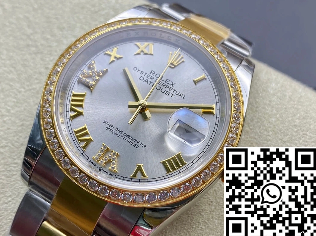 Diamond-set Factory Bezel Rolex Datejust M126283RBR-0018 EW 0601